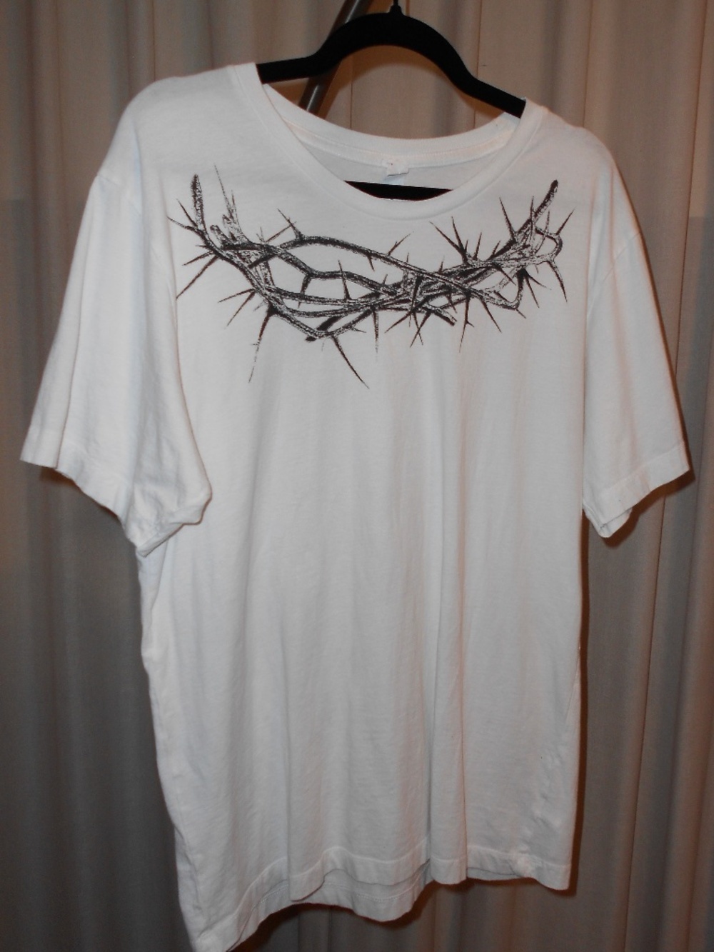 Crown Of Thorns White T-Shirt Large
